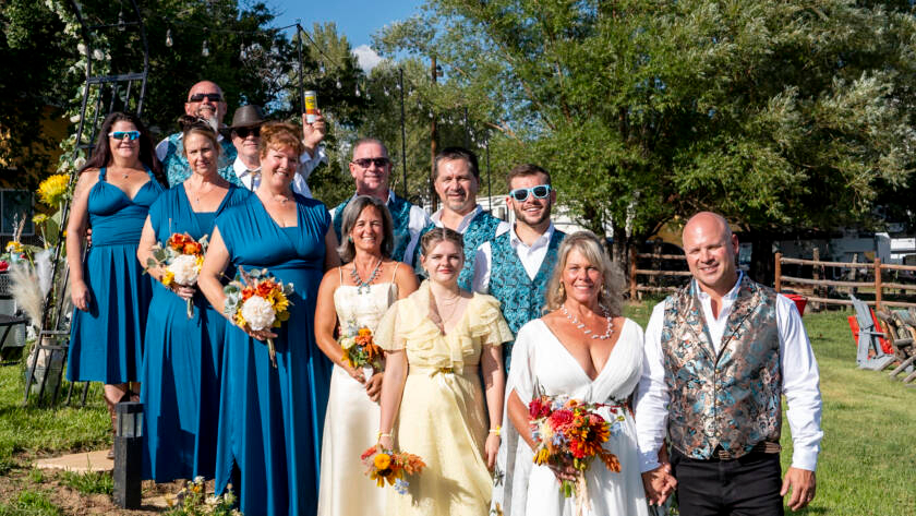 Three Willows Ranch wedding Gathering Bayfield Colorado